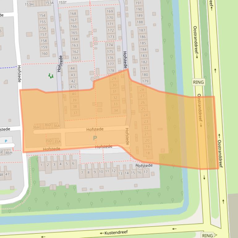 Kaart van postcodegebied 8212WC.