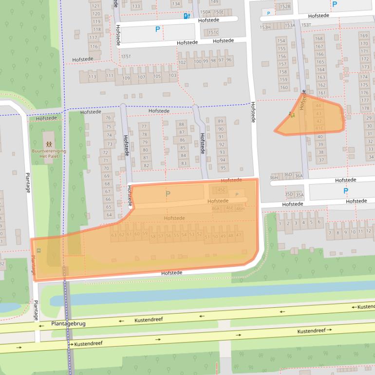 Kaart van postcodegebied 8212WD.