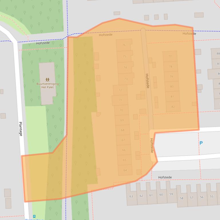 Kaart van postcodegebied 8212WE.