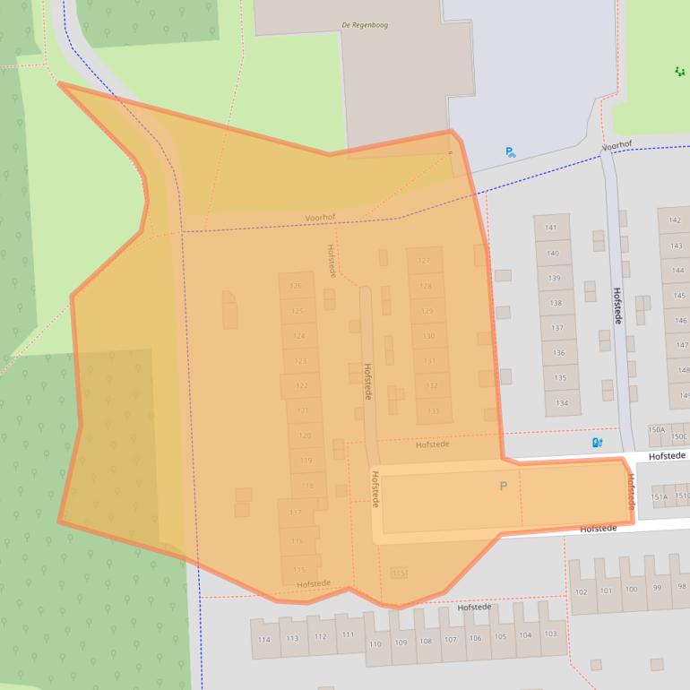 Kaart van postcodegebied 8212WJ.