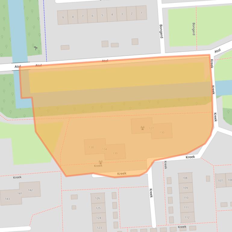 Kaart van postcodegebied 8212XH.