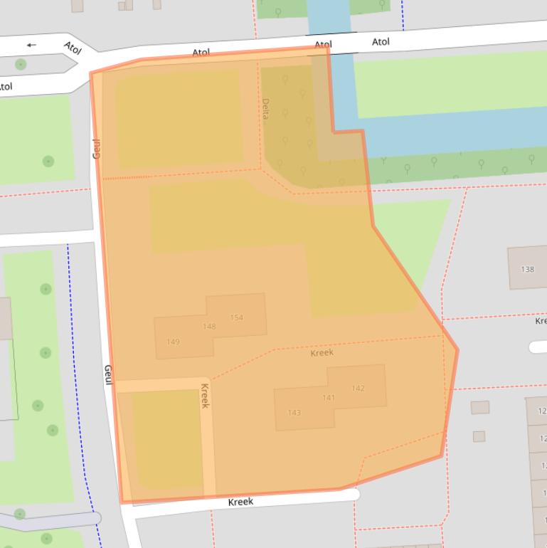 Kaart van postcodegebied 8212XJ.