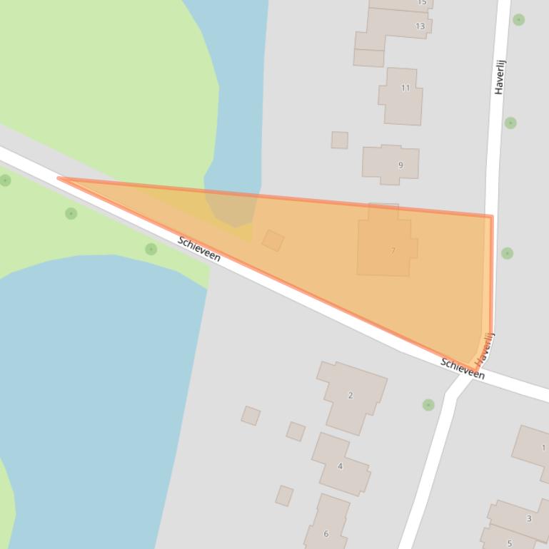 Kaart van postcodegebied 8218DA.