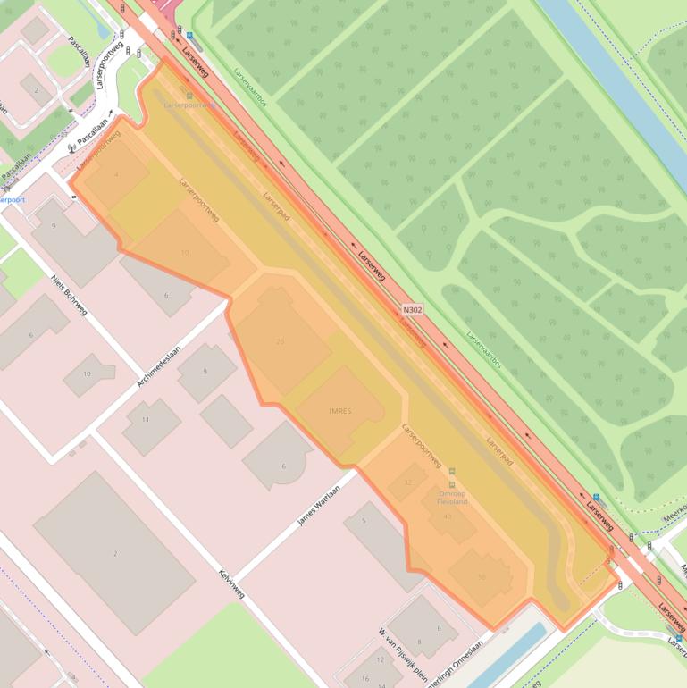 Kaart van postcodegebied 8218NK.