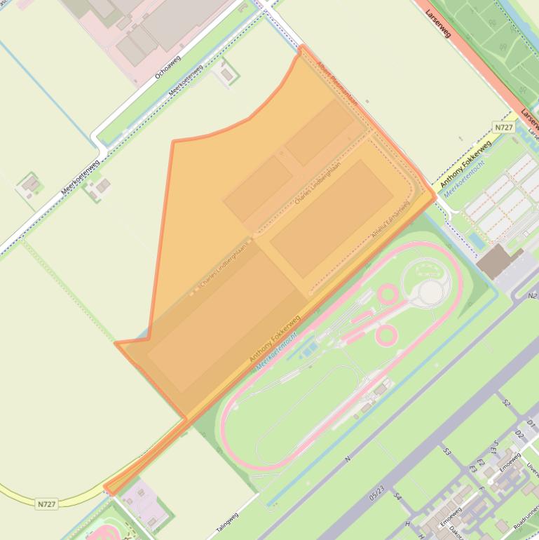 Kaart van postcodegebied 8218NS.