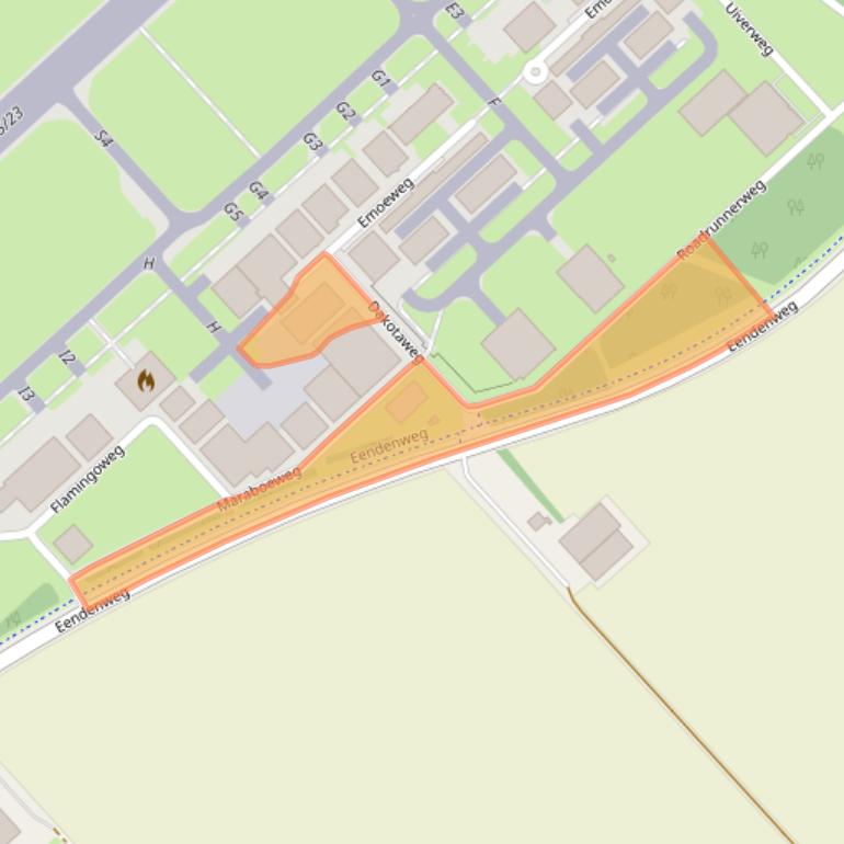 Kaart van postcodegebied 8218NT.