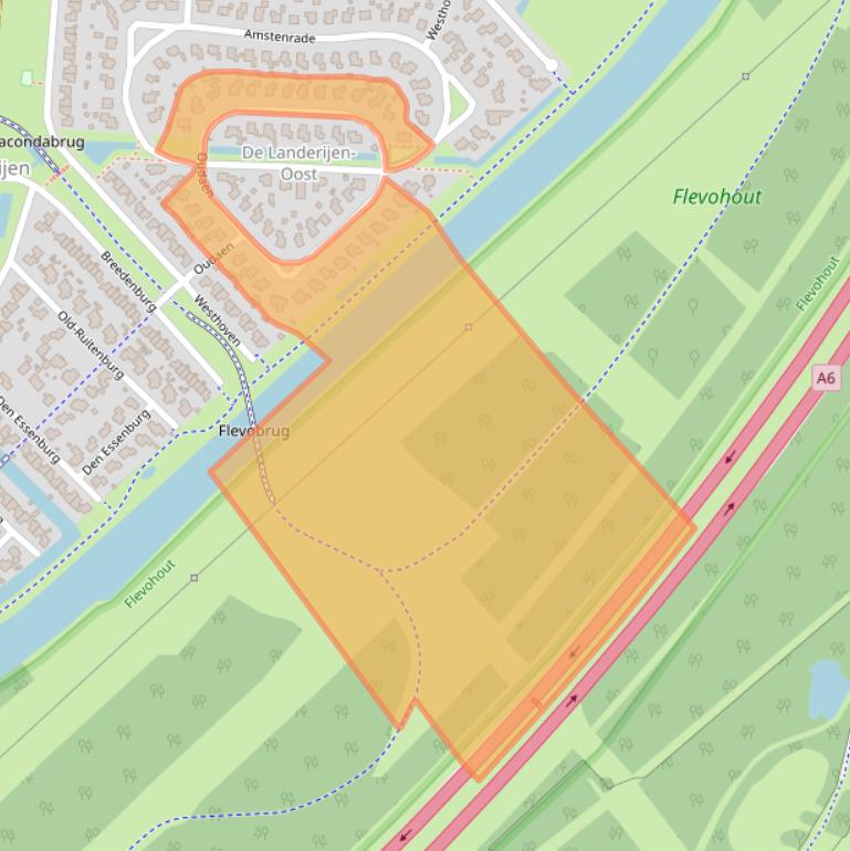 Kaart van postcodegebied 8219AA.
