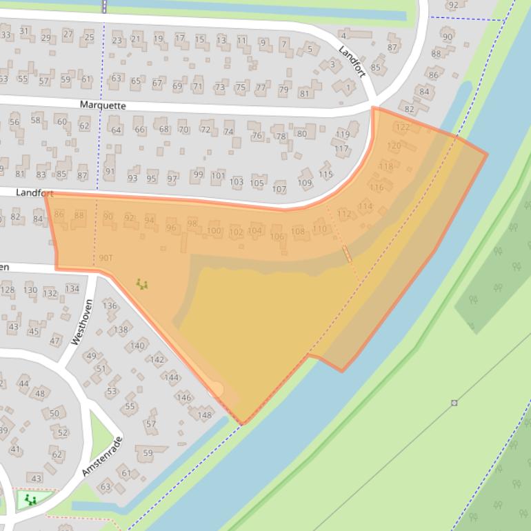 Kaart van postcodegebied 8219AM.