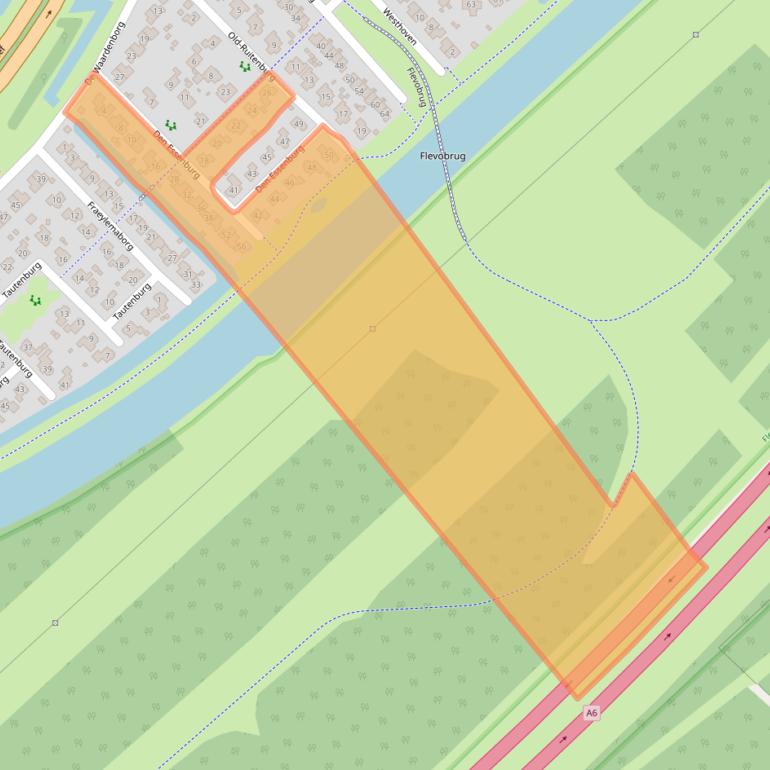 Kaart van postcodegebied 8219BG.