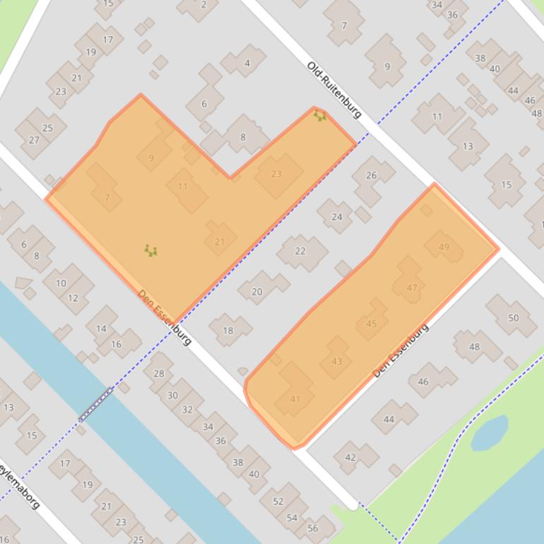 Kaart van postcodegebied 8219BH.