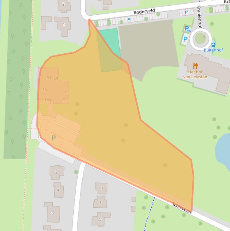 Kaart van postcodegebied 8219CH.