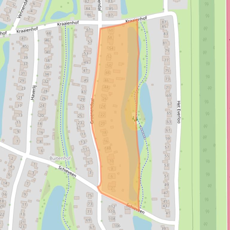 Kaart van postcodegebied 8219DC.