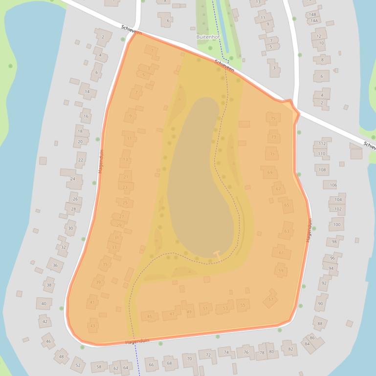 Kaart van postcodegebied 8219DD.