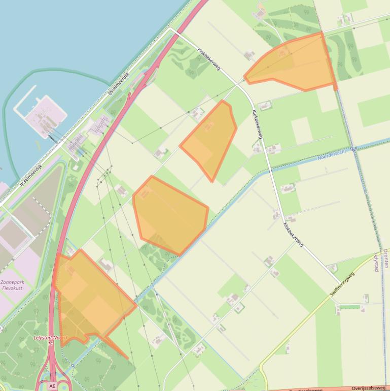 Kaart van postcodegebied 8219PB.