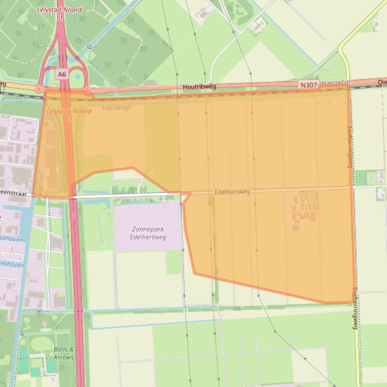 Kaart van postcodegebied 8219PH.