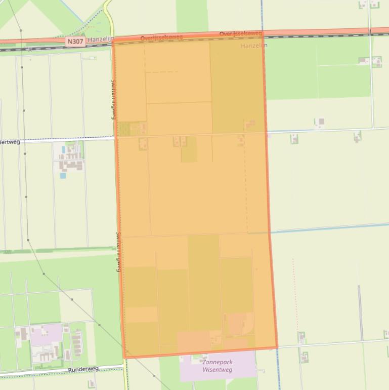 Kaart van postcodegebied 8219PJ.