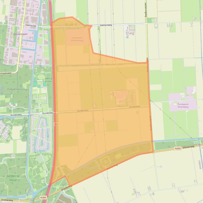 Kaart van postcodegebied 8219PK.