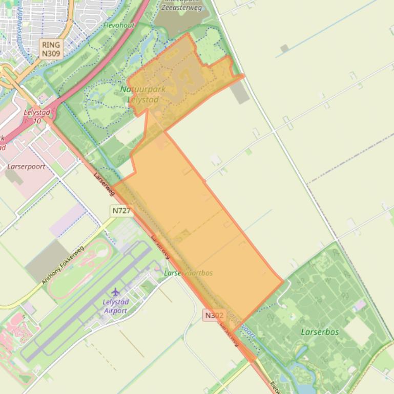 Kaart van postcodegebied 8219PP.