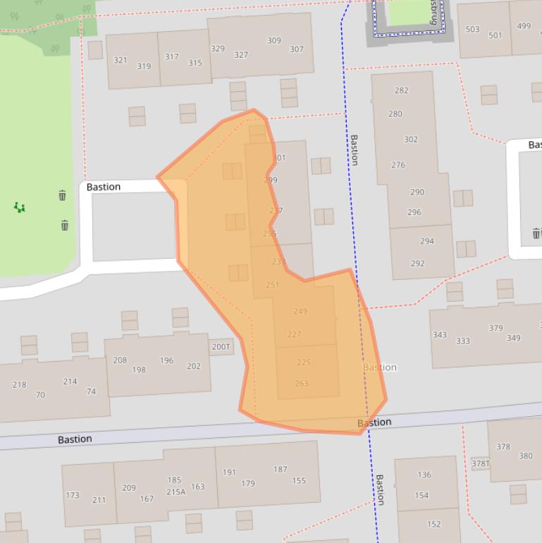Kaart van postcodegebied 8223GN.