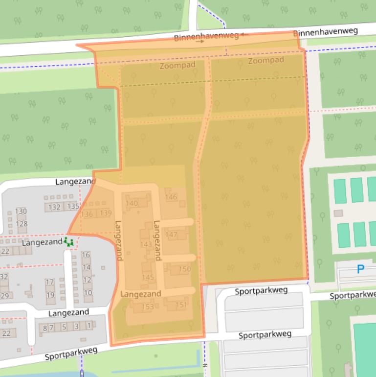 Kaart van postcodegebied 8223WL.