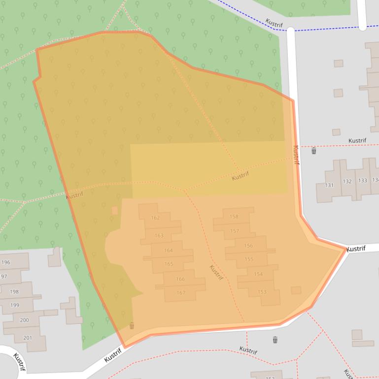 Kaart van postcodegebied 8224BL.