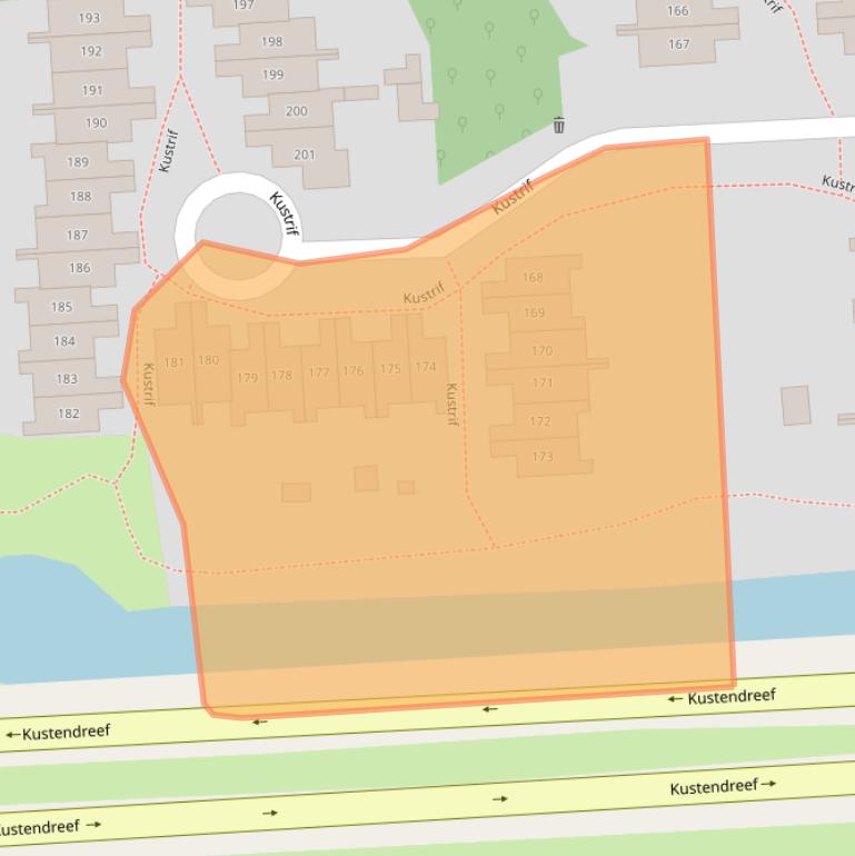 Kaart van postcodegebied 8224BM.