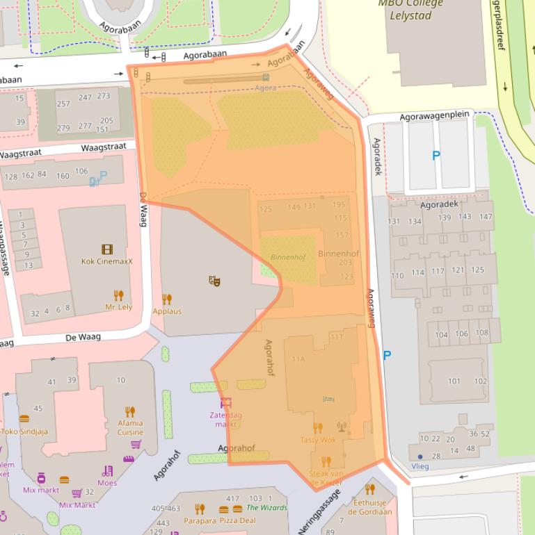 Kaart van postcodegebied 8224BZ.