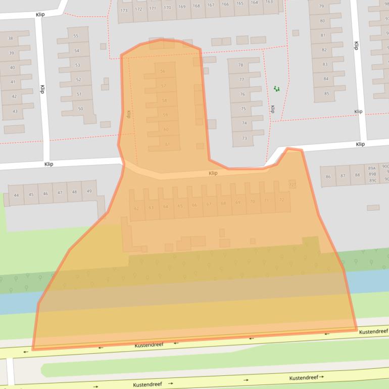 Kaart van postcodegebied 8224CD.