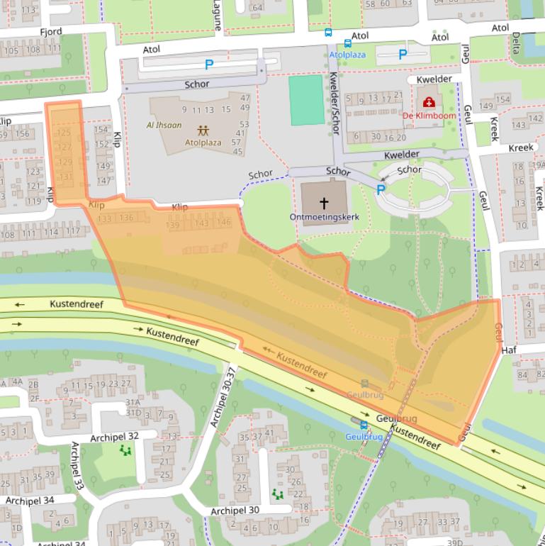 Kaart van postcodegebied 8224CJ.