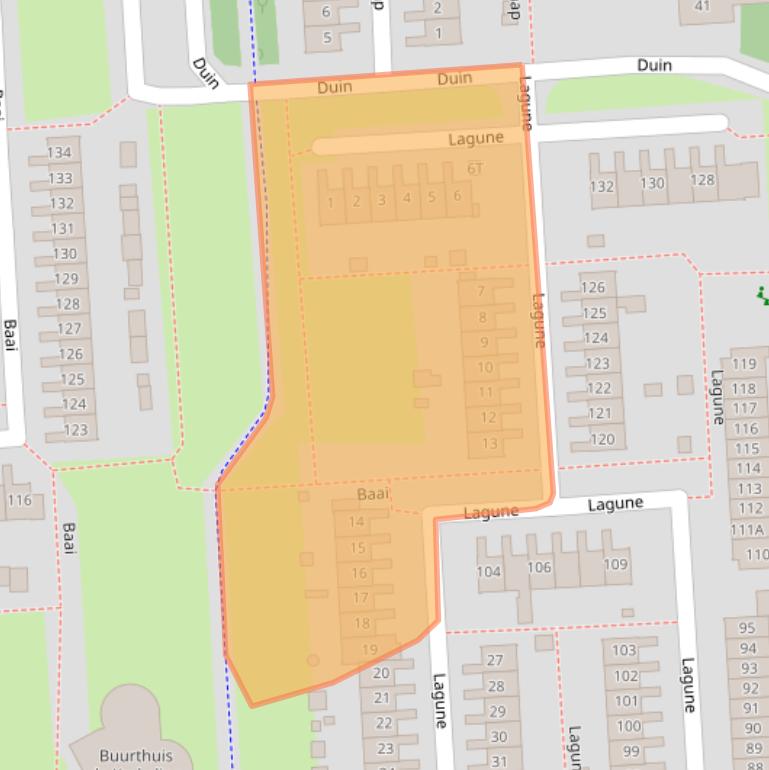 Kaart van postcodegebied 8224CP.