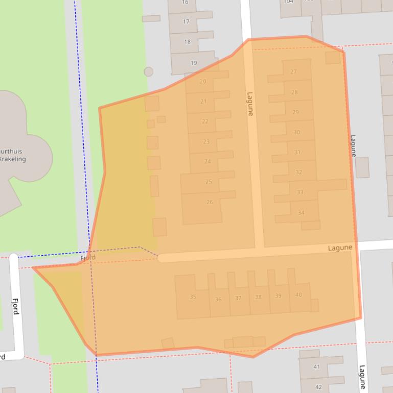 Kaart van postcodegebied 8224CR.