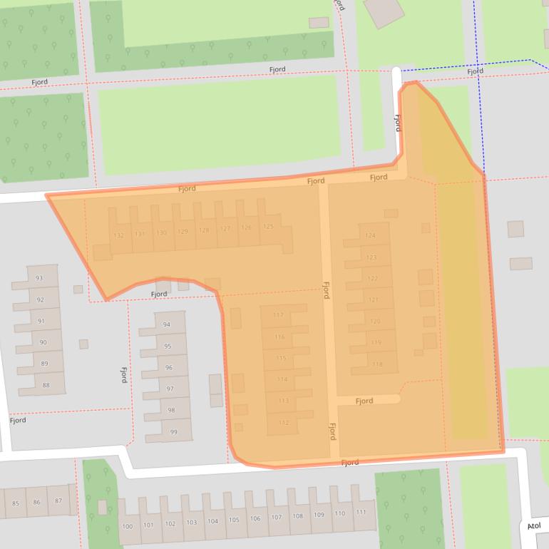 Kaart van postcodegebied 8224DH.