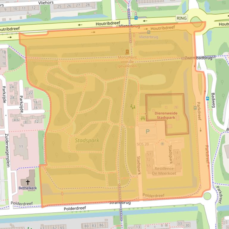 Kaart van postcodegebied 8224ET.