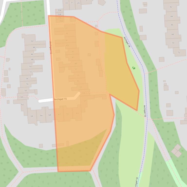 Kaart van postcodegebied 8224GD.