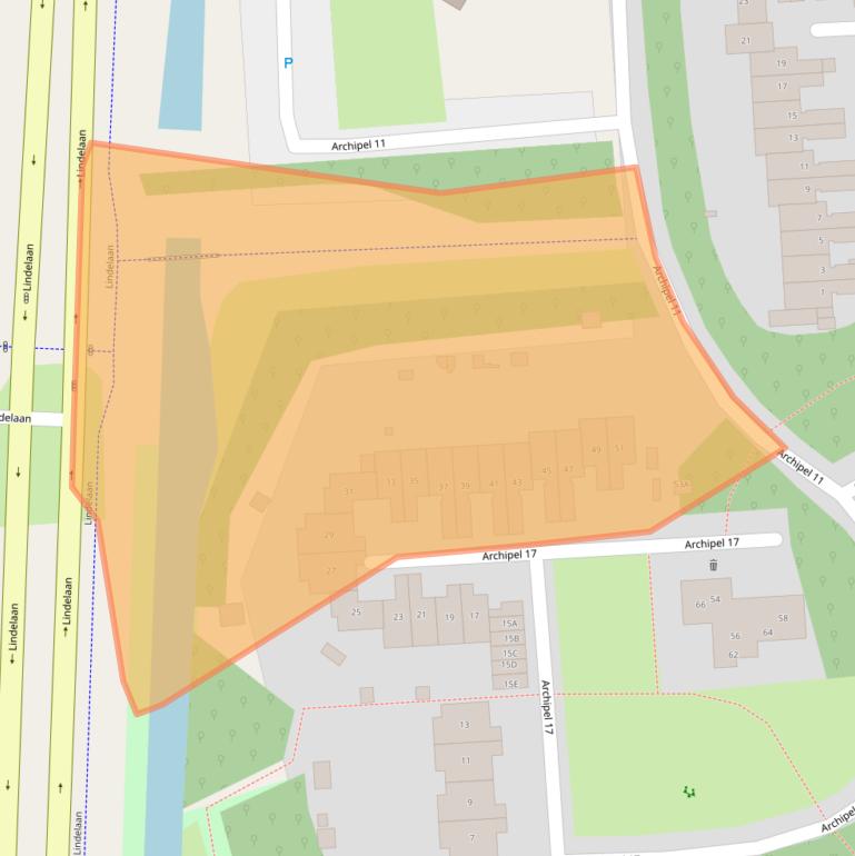 Kaart van postcodegebied 8224GK.