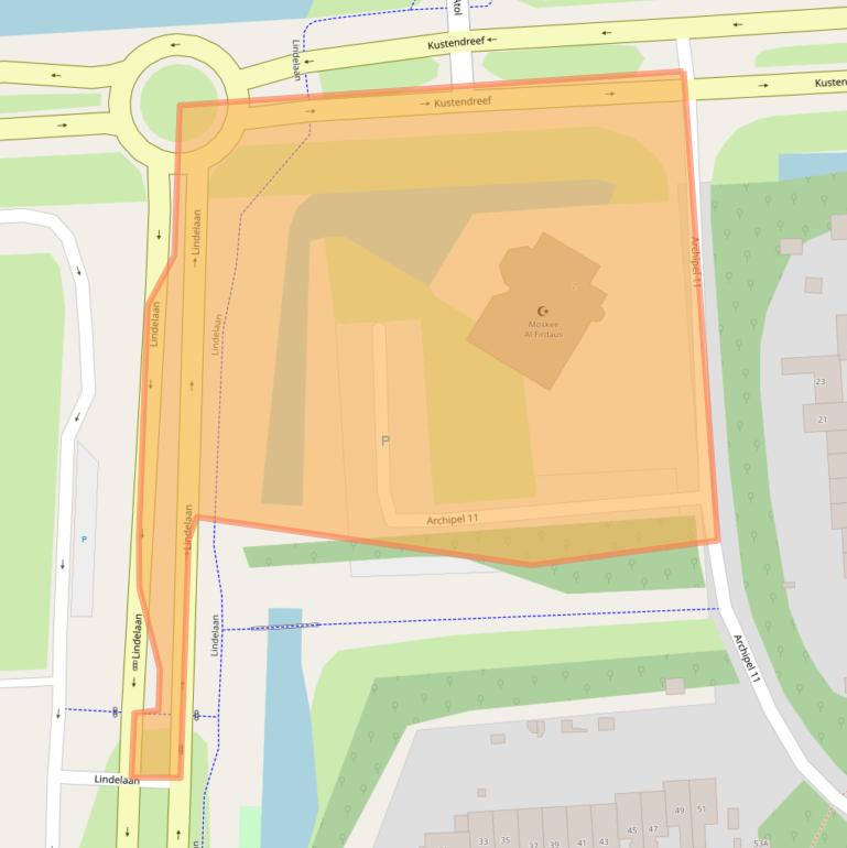 Kaart van postcodegebied 8224GZ.