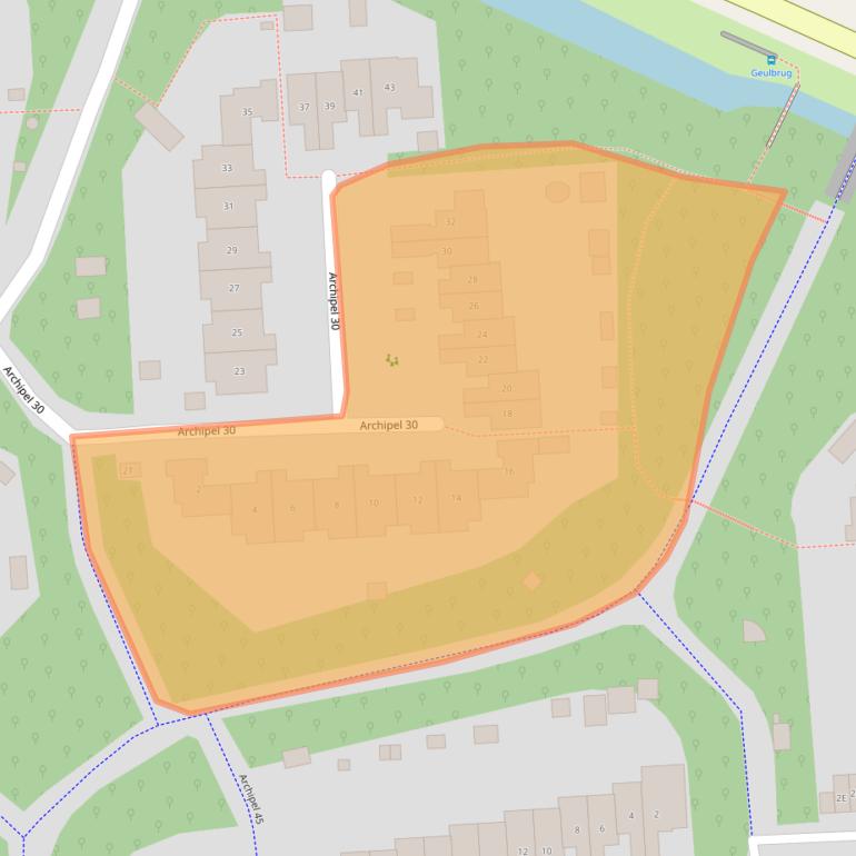 Kaart van postcodegebied 8224HB.