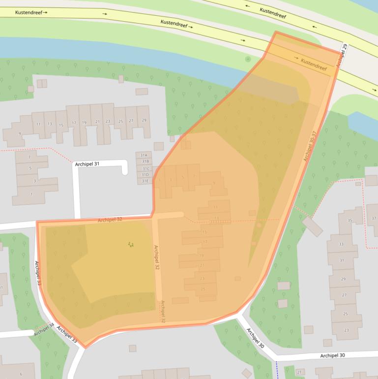 Kaart van postcodegebied 8224HD.