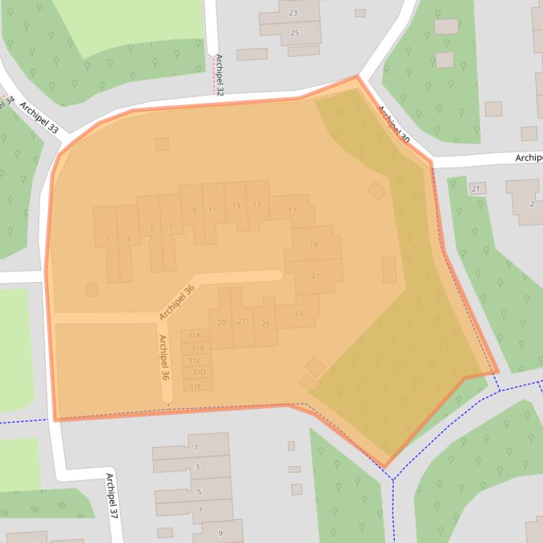 Kaart van postcodegebied 8224HL.