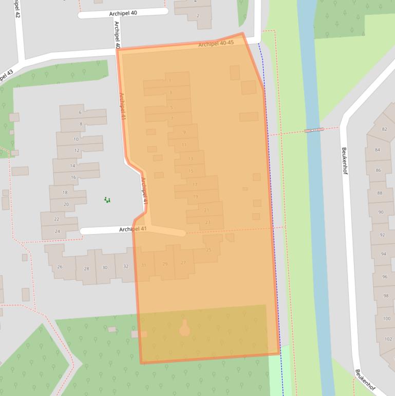 Kaart van postcodegebied 8224HR.