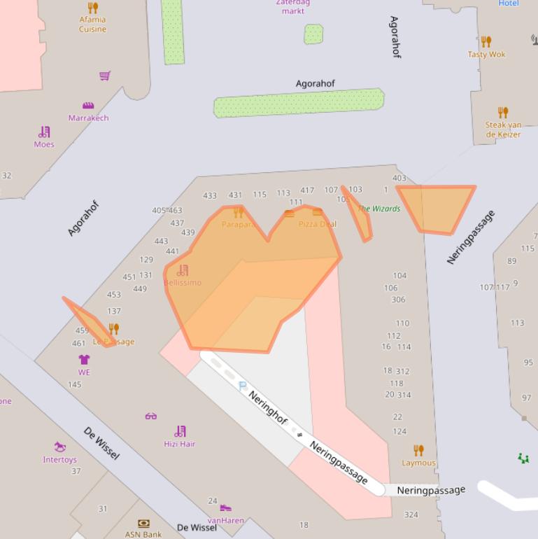 Kaart van postcodegebied 8224JG.