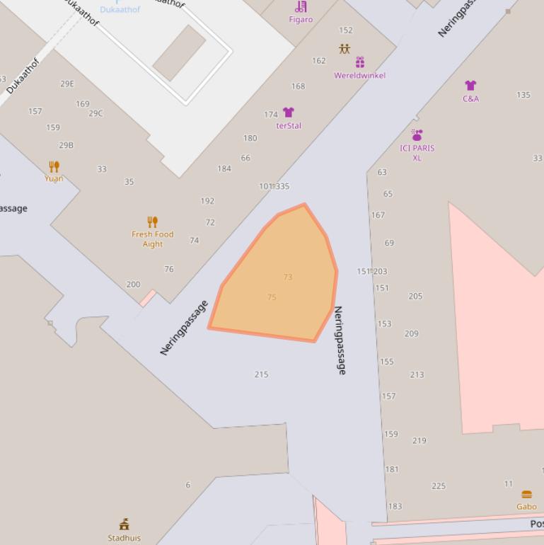 Kaart van postcodegebied 8224JP.