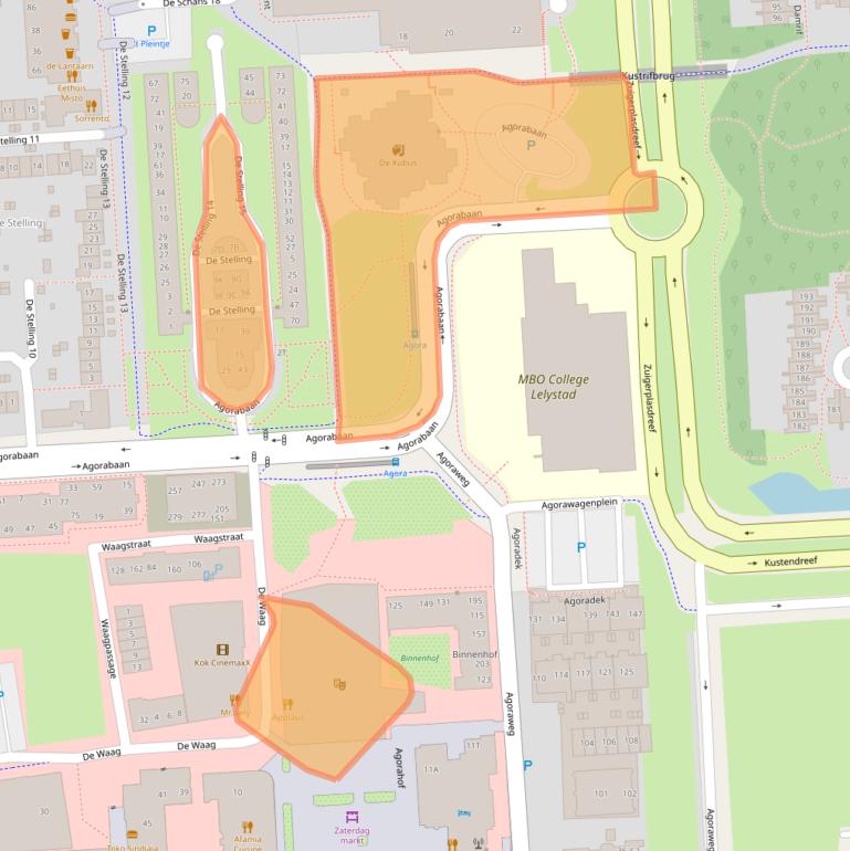 Kaart van postcodegebied 8224JS.