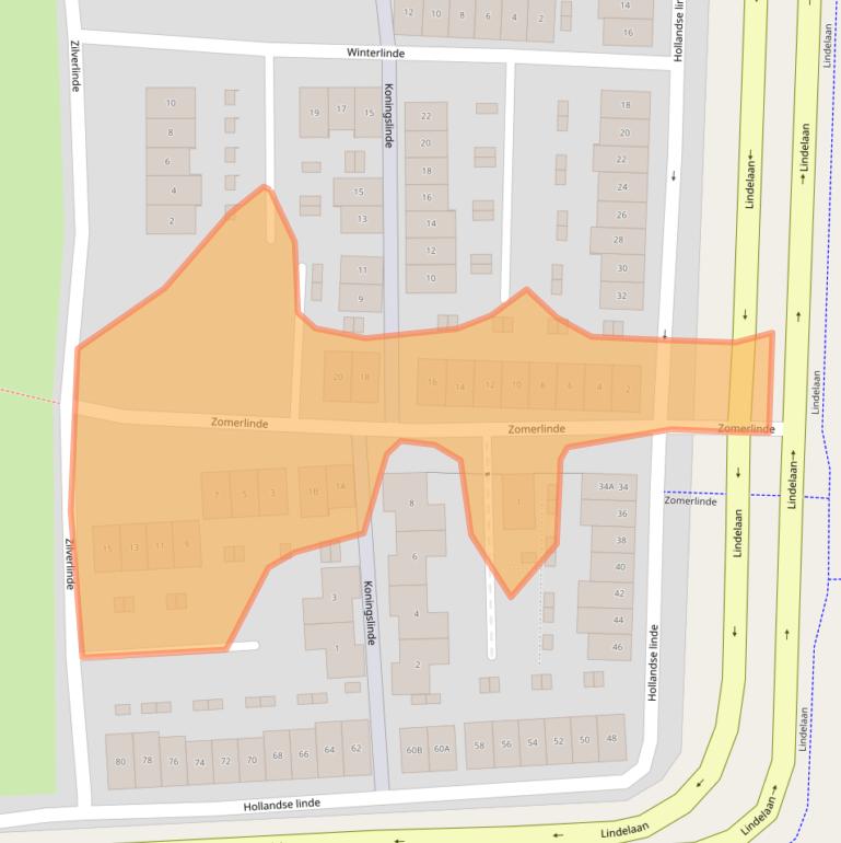 Kaart van postcodegebied 8224JW.