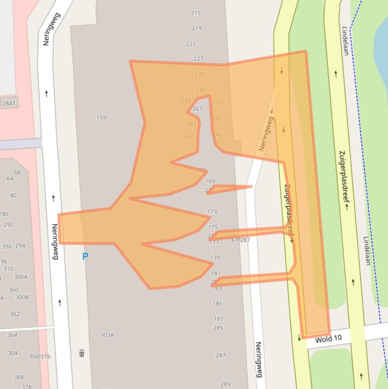 Kaart van postcodegebied 8224KC.