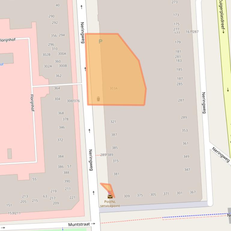 Kaart van postcodegebied 8224KE.