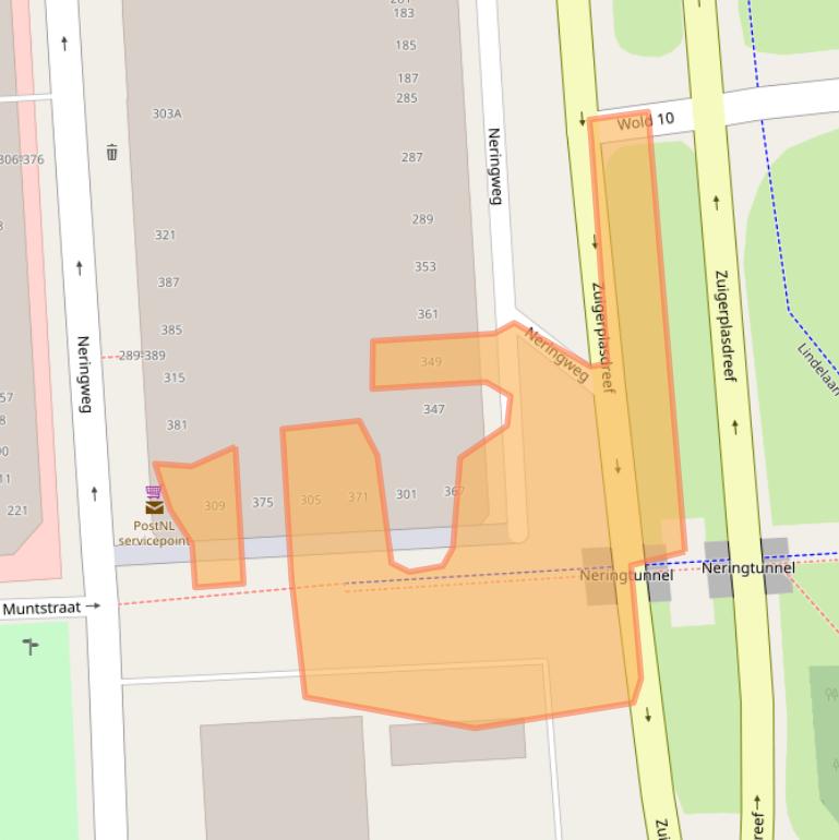 Kaart van postcodegebied 8224KG.