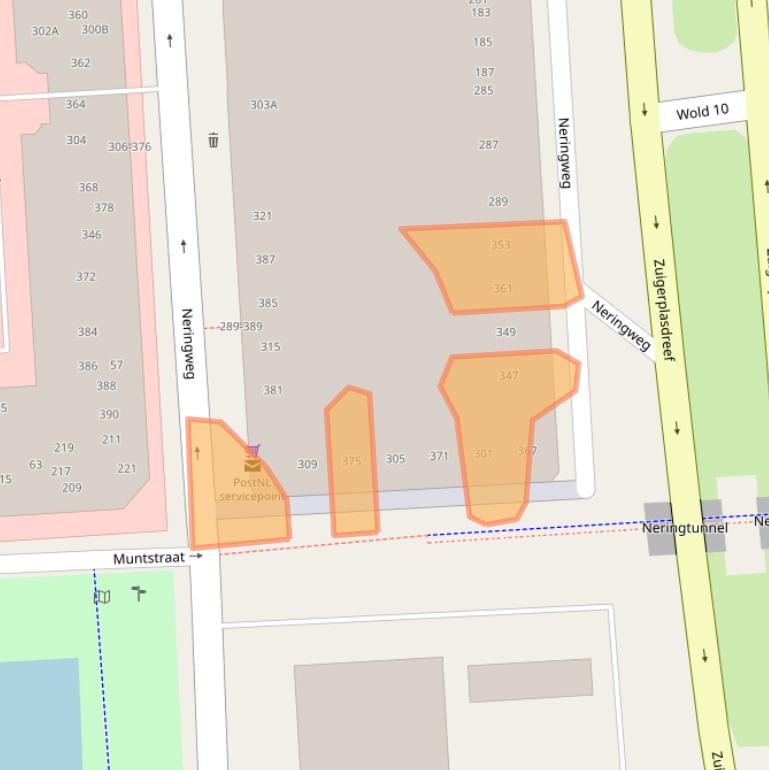 Kaart van postcodegebied 8224KH.