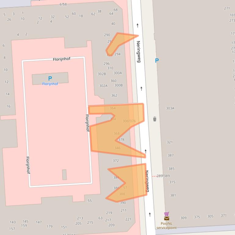 Kaart van postcodegebied 8224KM.