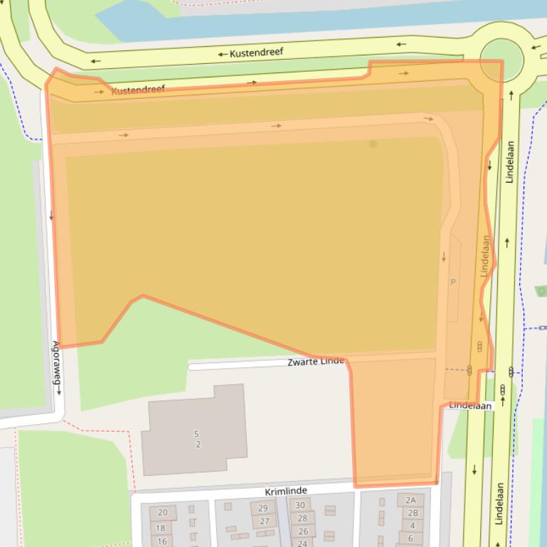 Kaart van postcodegebied 8224KR.